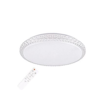 LED prigušiva plafonska lampa CRUZ LED/40W/230V 2000lm + daljinski upravljač