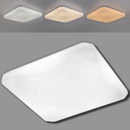 LED prigušiva plafonska lampa KASTOR sa daljinskim upravljačem LED/72W/230V