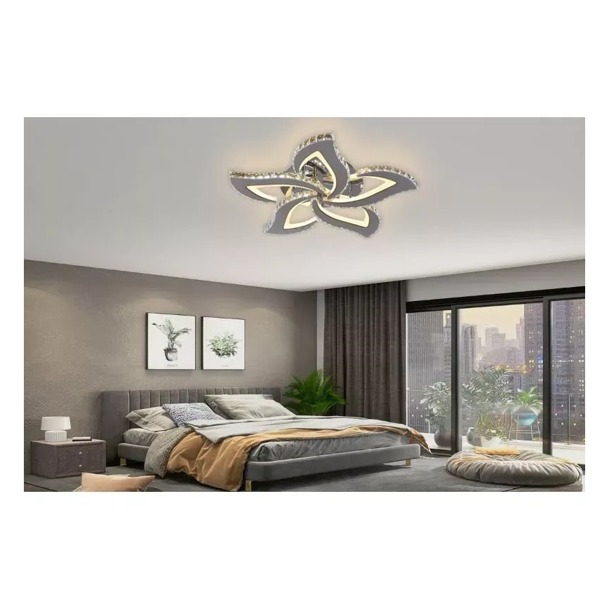 LED prigušiva plafonska lampa LED/100W/230V 3000-6500K + daljinski upravljač