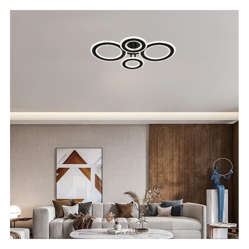 LED prigušiva plafonska lampa LED/100W/230V 3000-6500K + daljinski upravljač