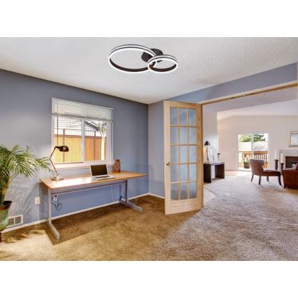 LED prigušiva plafonska lampa LED/110W/230V 3000-6500K + daljinski upravljač