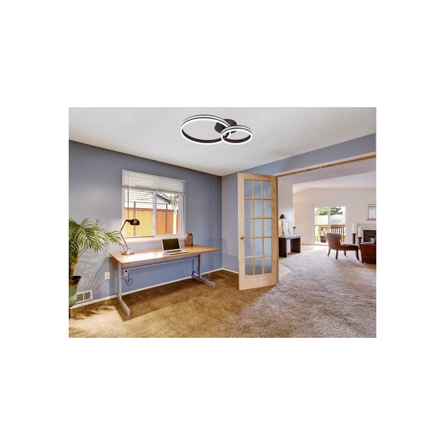 LED prigušiva plafonska lampa LED/110W/230V 3000-6500K + daljinski upravljač