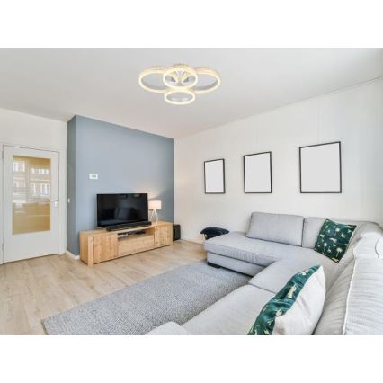 LED prigušiva plafonska lampa LED/150W/230V 3000-6500K + daljinski upravljač