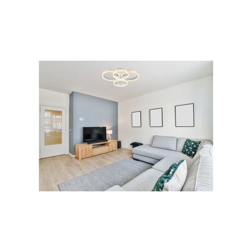 LED prigušiva plafonska lampa LED/150W/230V 3000-6500K + daljinski upravljač