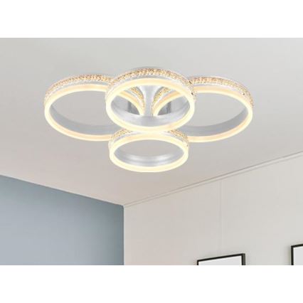 LED prigušiva plafonska lampa LED/150W/230V 3000-6500K + daljinski upravljač