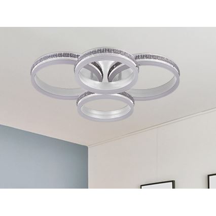 LED prigušiva plafonska lampa LED/150W/230V 3000-6500K + daljinski upravljač