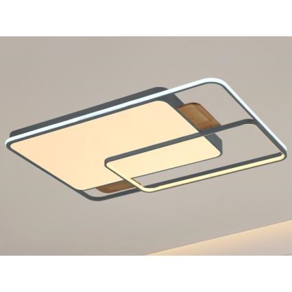 LED prigušiva plafonska lampa LED/280W/230V 3000-6500K + daljinski upravljač