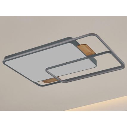 LED prigušiva plafonska lampa LED/280W/230V 3000-6500K + daljinski upravljač