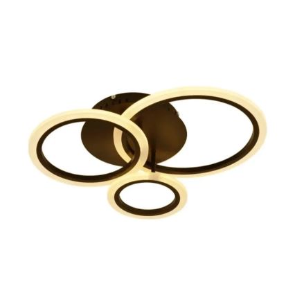 LED prigušiva plafonska lampa LED/40W/230V 3000-6500K crna + daljinski upravljač