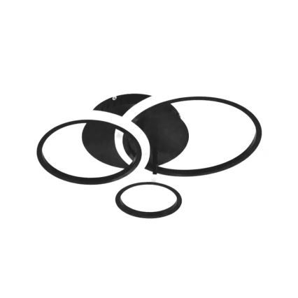 LED prigušiva plafonska lampa LED/40W/230V 3000-6500K crna + daljinski upravljač