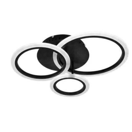 LED prigušiva plafonska lampa LED/40W/230V 3000-6500K crna + daljinski upravljač