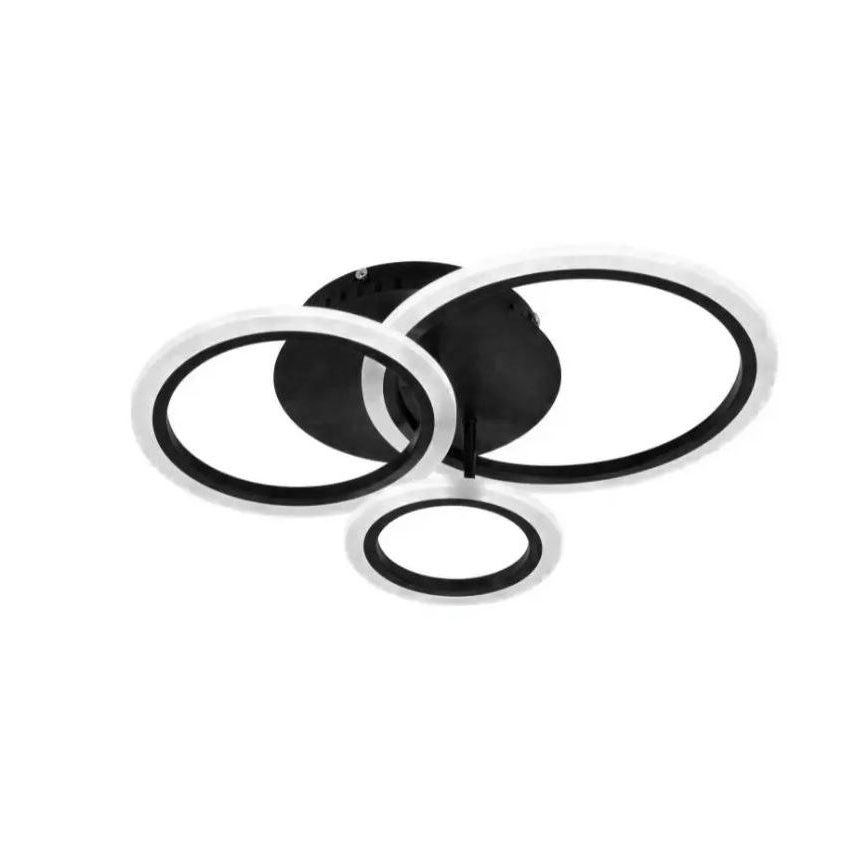 LED prigušiva plafonska lampa LED/40W/230V 3000-6500K crna + daljinski upravljač