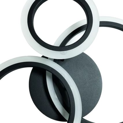 LED prigušiva plafonska lampa LED/40W/230V 3000-6500K crna + daljinski upravljač