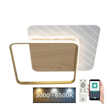 LED prigušiva plafonska lampa LED/60W/230V 3000-6500K + daljinski upravljač