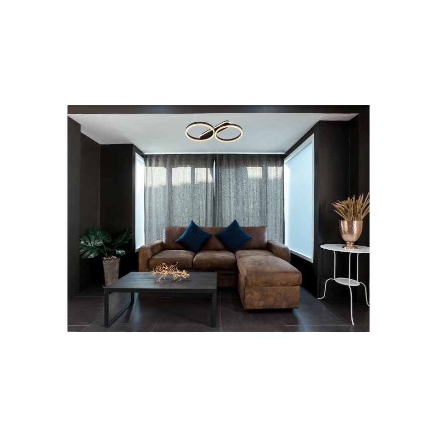 LED prigušiva plafonska lampa LED/60W/230V 3000-6500K + daljinski upravljač