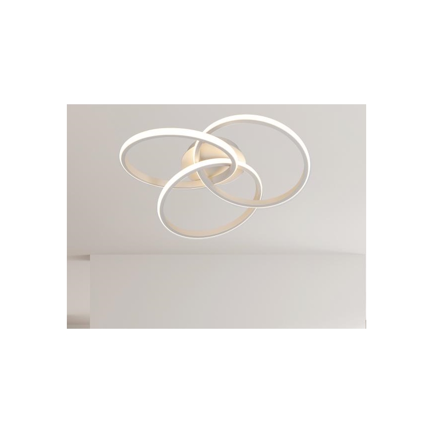 LED prigušiva plafonska lampa LED/70W/230V 3000-6500K bela + daljinski upravljač