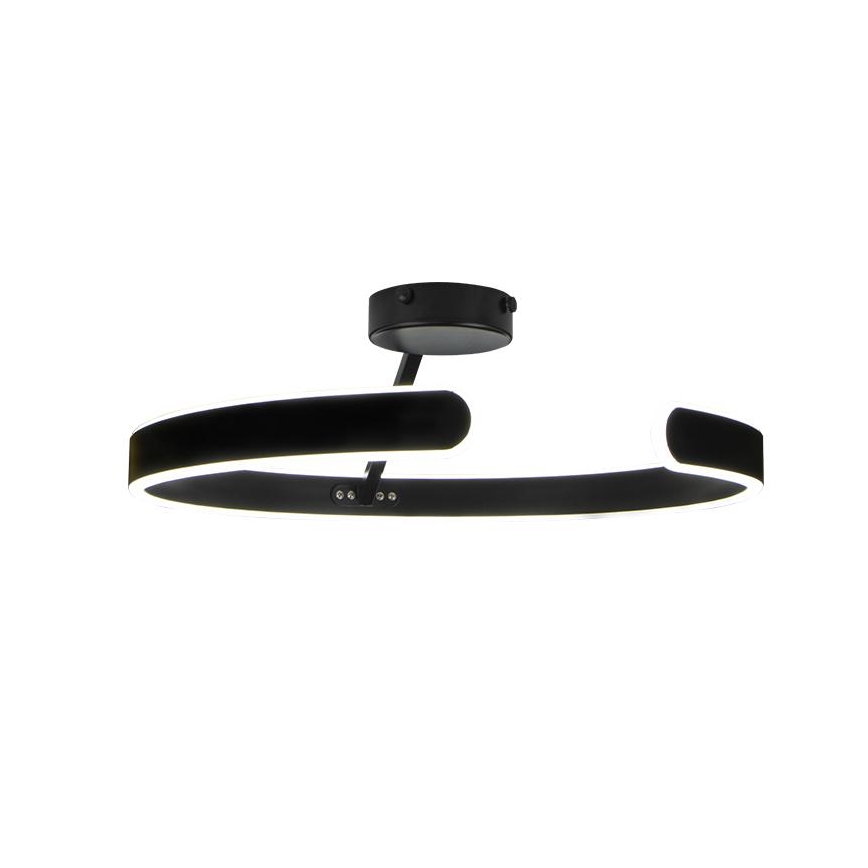 LED prigušiva plafonska lampa LED/72W/230V 3000-6500K crna + daljinski upravljač