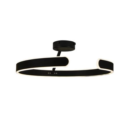 LED prigušiva plafonska lampa LED/72W/230V 3000-6500K crna + daljinski upravljač