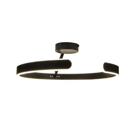 LED prigušiva plafonska lampa LED/72W/230V 3000-6500K crna + daljinski upravljač