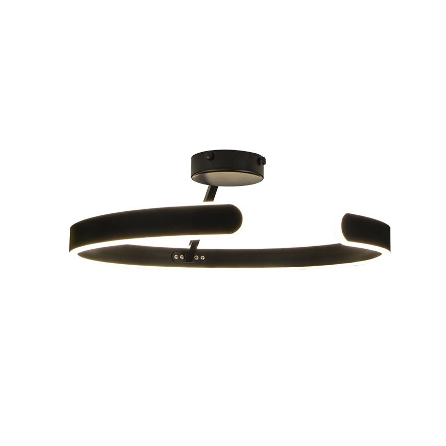 LED prigušiva plafonska lampa LED/72W/230V 3000-6500K crna + daljinski upravljač