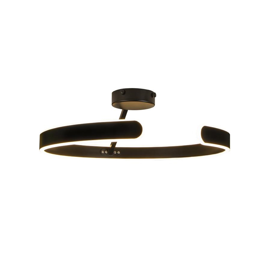 LED prigušiva plafonska lampa LED/72W/230V 3000-6500K crna + daljinski upravljač