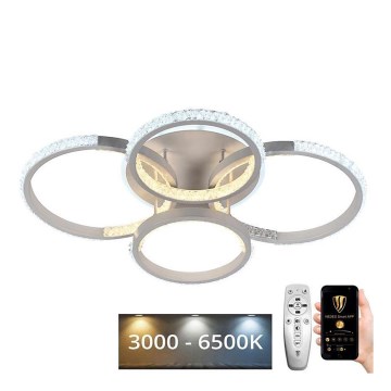 LED prigušiva plafonska lampa LED/80W/230V 3000-6500K + daljinski upravljač