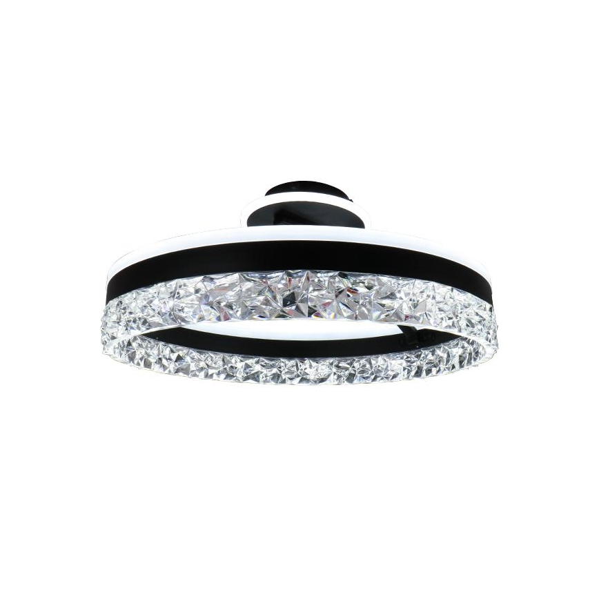 LED prigušiva plafonska lampa LED/86W/230V 3000-6500K crna + daljinski upravljač