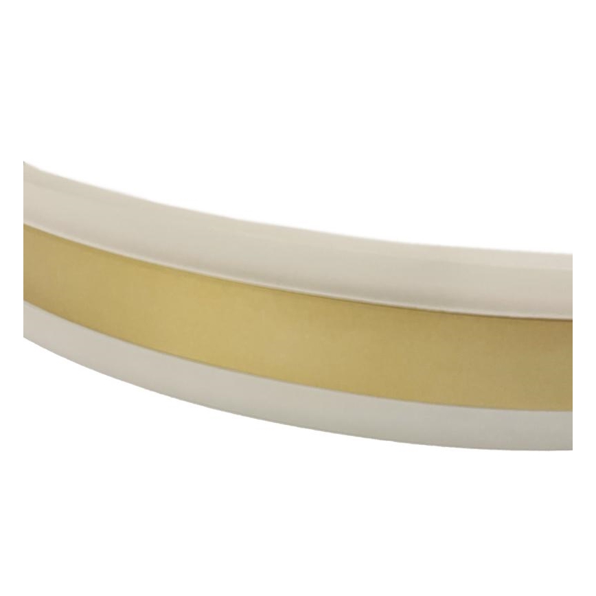 LED prigušiva plafonska lampa LED/86W/230V 3000-6500K zlatna + daljinski upravljač
