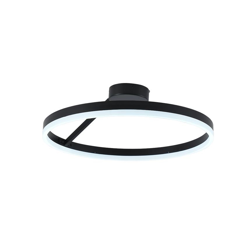 LED prigušiva plafonska lampa površinske montaže LED/40W/230V 3000-6500K crna + daljinski upravljač