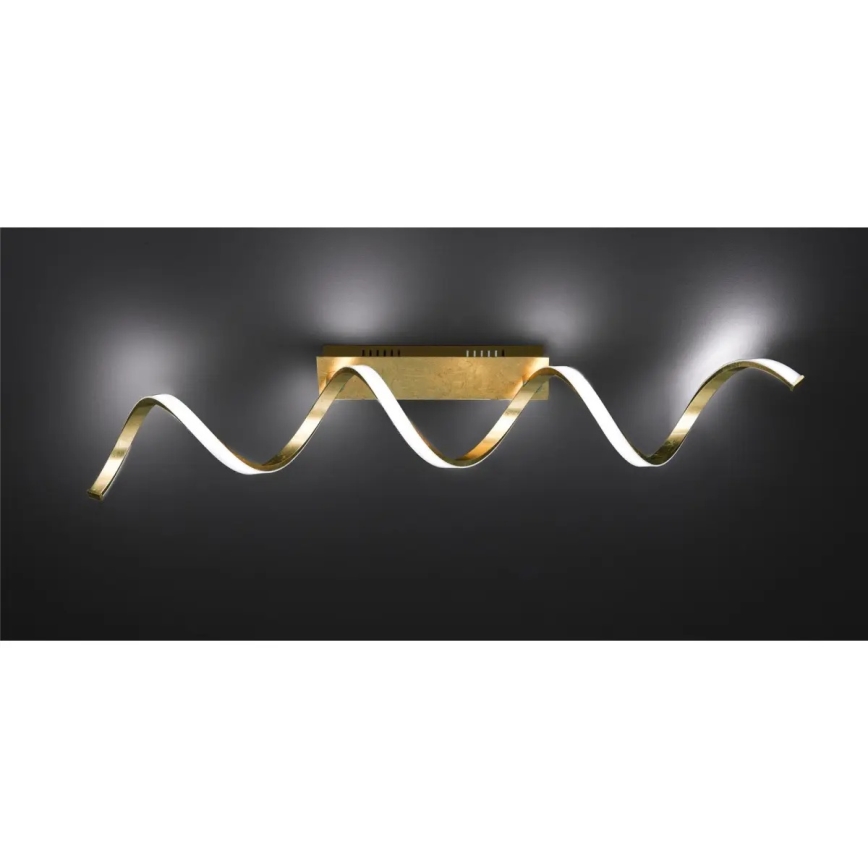 LED prigušiva plafonska lampa RUSSEL LED/32W/230V zlatna
