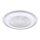 LED prigušiva plafonska lampa sa ventilatorom ZONDA LED/48W/230V 3000-6000K srebrna + daljinski upravljač