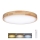 LED prigušiva plafonska lampa SOLID OAK LED/48W/230V 3000-6500K hrast prečnik 39 cm + daljinski upravljač