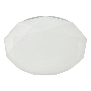 LED prigušiva plafonska svetiljka HEX LED/72W/230V 3000-6000K prečnik 50 cm bela + daljinski upravljač