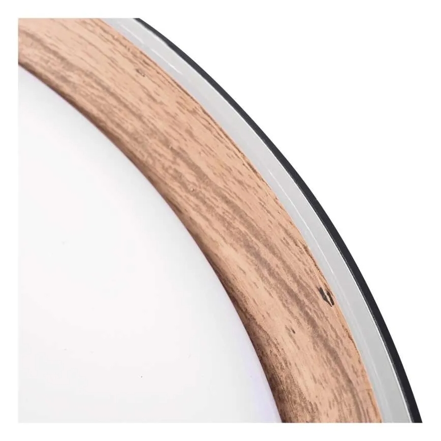 LED prigušiva plafonska lampa ILVI LED/45W/230V 2700-6500K Ø 50 cm crna/bež + daljinski upravljač