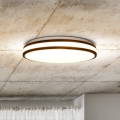 LED prigušiva plafonska svetiljka LASKOS LED/48W/230V 3000-6500K crna + daljinski upravljač