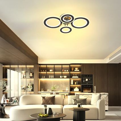 LED prigušiva plafonska svetiljka LED/100W/230V 3000-6500K + daljinski upravljač