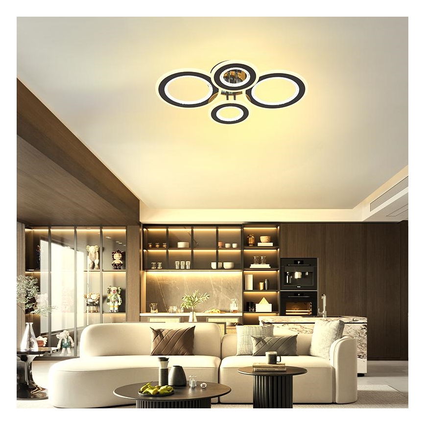 LED prigušiva plafonska svetiljka LED/100W/230V 3000-6500K + daljinski upravljač