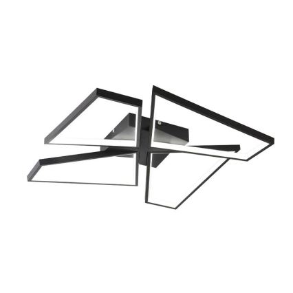 LED prigušiva stropna svetiljka LED/115W/230V 3000-6500K crna + daljinski upravljač