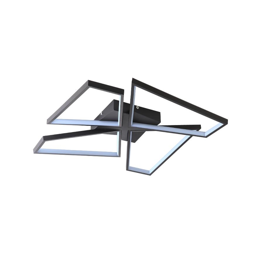 LED prigušiva stropna svetiljka LED/115W/230V 3000-6500K crna + daljinski upravljač