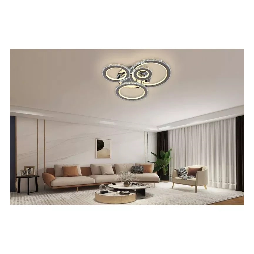 LED prigušiva plafonska svetiljka LED/120W/230V 3000-6500K + daljinski upravljač