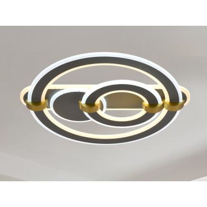 LED prigušiva plafonska svetiljka LED/120W/230V 3000-6500K + daljinski upravljač