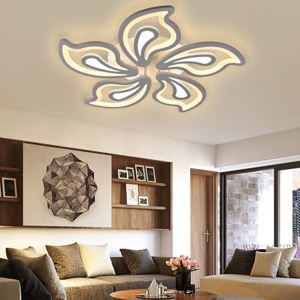 LED prigušiva plafonska lampa LED/125W/230V 3000-6500K + daljinski upravljač