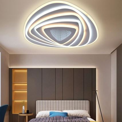 LED prigušiva stropna svetiljka LED/130W/230V 3000-6500K + daljinski upravljač