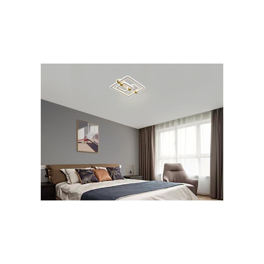 LED prigušiva plafonska svetiljka LED/140W/230V 3000-6500K + daljinski upravljač