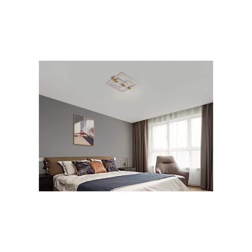 LED prigušiva plafonska svetiljka LED/140W/230V 3000-6500K + daljinski upravljač