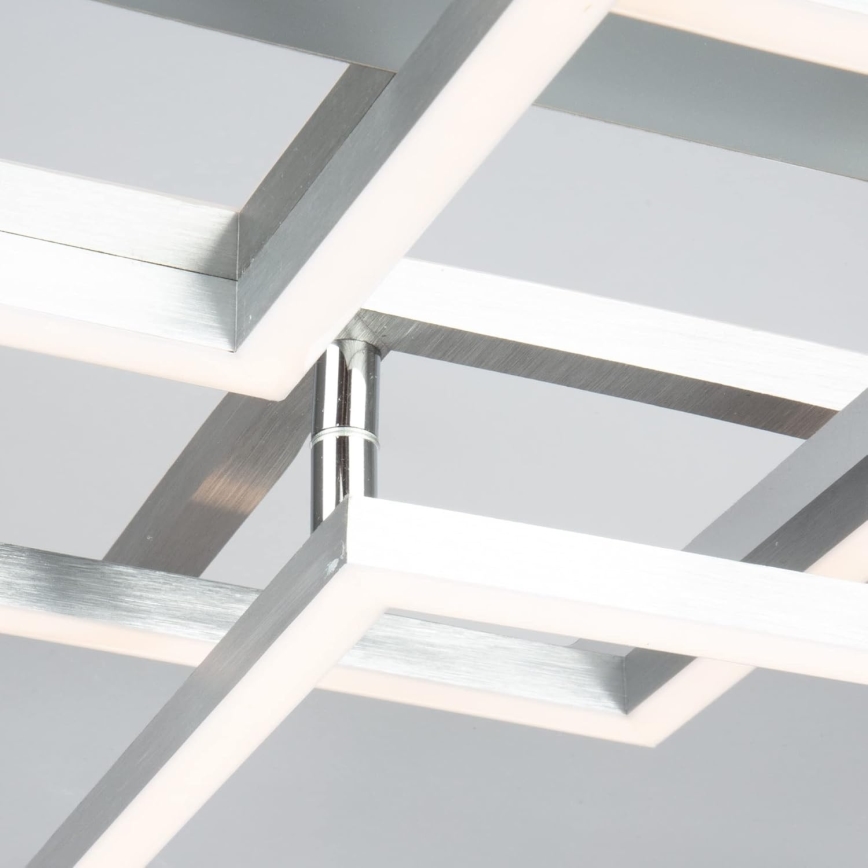LED prigušiva plafonska svetiljka LED/36W/230V 3000K mat hrom