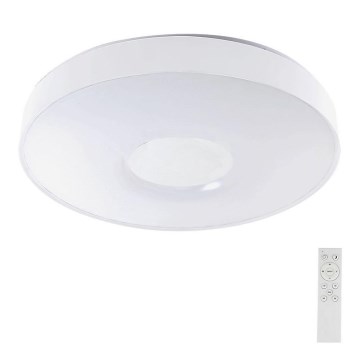 LED prigušiva plafonska svetiljka LED/40W/230V 3000-6500K 39 cm bela + daljinski upravljač