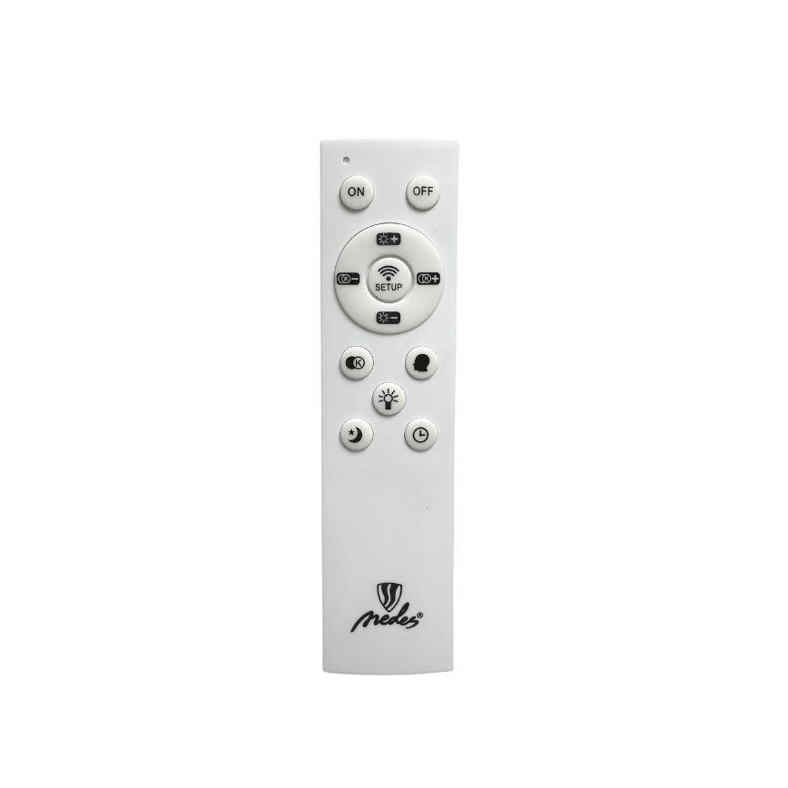 LED prigušiva plafonska svetiljka LED/40W/230V 3000-6500K bela + daljinski upravljač