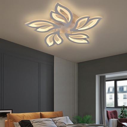LED prigušiva plafonski luster LED/65W/230V 3000-6500K + daljinski upravljač