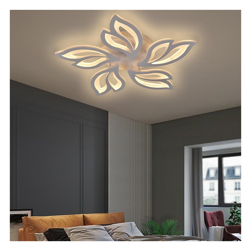 LED prigušiva plafonski luster LED/65W/230V 3000-6500K + daljinski upravljač
